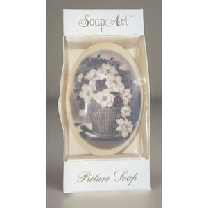 VINTAGE✨Soap Art PICTURE SOAP Flowers